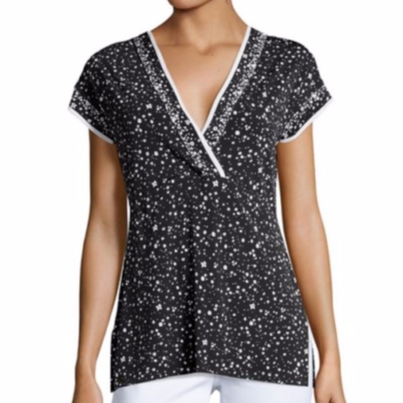 MICHAEL Michael Kors Tops - MICHAEL MICHAEL KORS Floral Surplice Top S